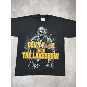 NOIX‎ Lakers T-Shirt Size XL "Don't F%@k With The Lakeshow" Kobe Graphic Art USA